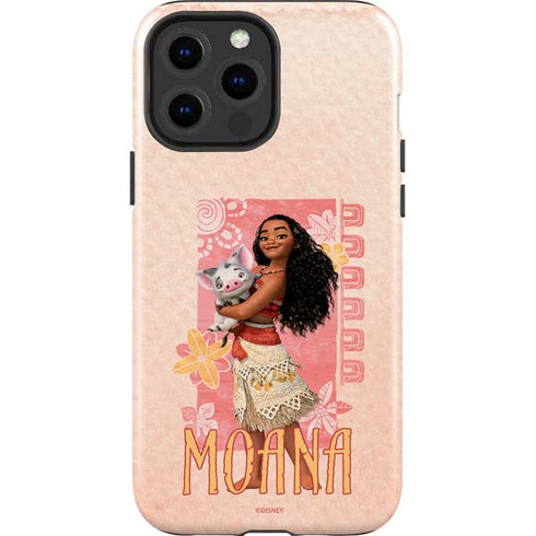 Disney Princess Moana and Pua iPhone 15 Pro Max Impact Case